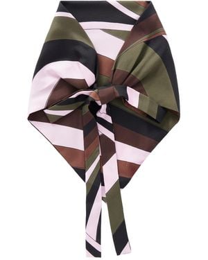 PUCCI Printed Silk-Twill Bandana - Black