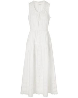 Doen Pleated Dress - White