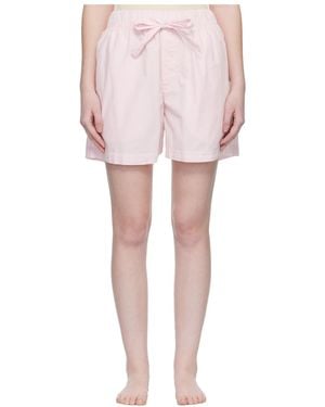 Tekla Drawstring Pyjama Shorts - Pink