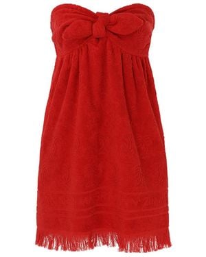 Zimmermann Alight Towelling Minidress - Red