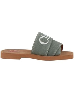 Chloé Two-Tone Slippers - Multicolor