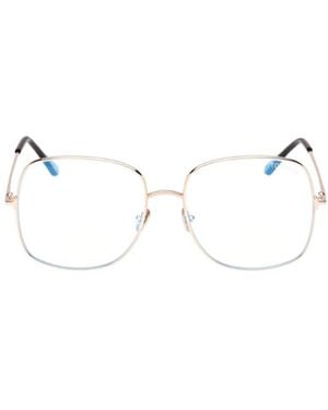 Tom Ford Eyewear Square Frame Glasses - Natural