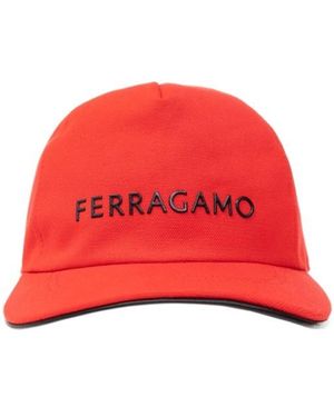 Ferragamo Logo Baseball Cap - Red