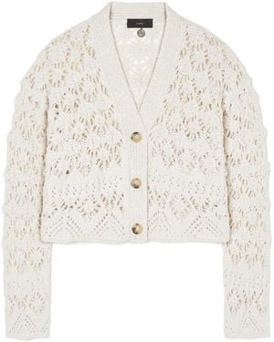 Alanui Lagoon Romance Buttoned Cardigan - White