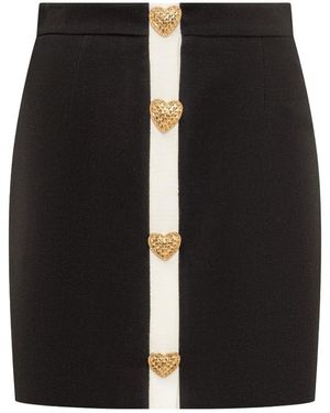 Moschino Zippered Skirt - Black