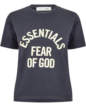 Fear Of God Printed Short-Sleeve T-Shirt - Blue