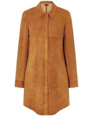 Stouls Suede Dress - Brown