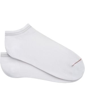 ZEGNA Cotton Blend Socks - White
