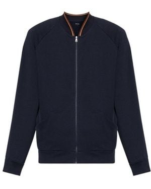 Paul Smith Long-Sleeved Casual Jacket - Blue