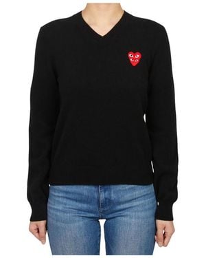 Comme des Garçons Long-Sleeved Jumper - Black