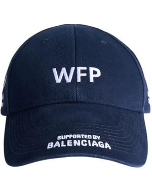 Balenciaga Wfp Cap - Blue