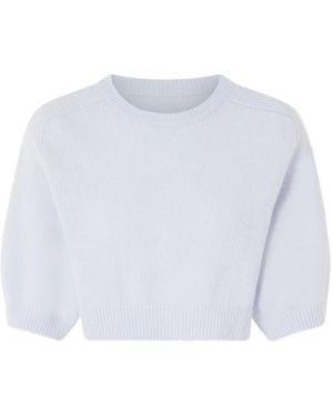 KHAITE Short Sleeve Top - White