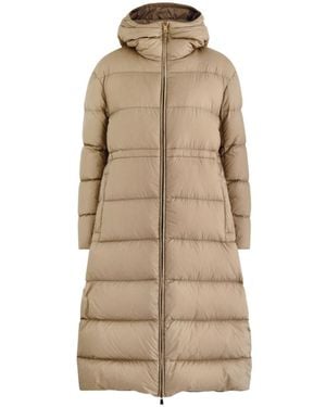 Moncler Boulogne Reversible Quilted Shell Coat - Natural