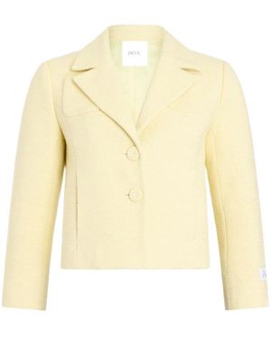 Patou Cotton Blend Jacket - Natural