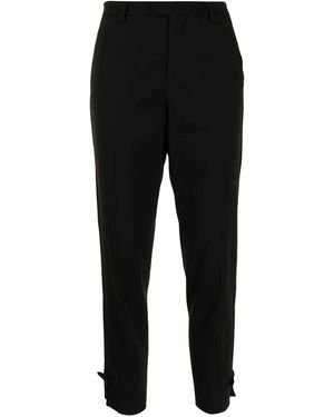 RED Valentino Bow Detail Cropped Trousers - Black