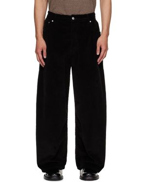 Studio Nicholson Paolo Corduroy Trousers - Black