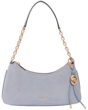 Michael Kors Michael Nolita Chain Linked Medium Shoulder Bag - Grey