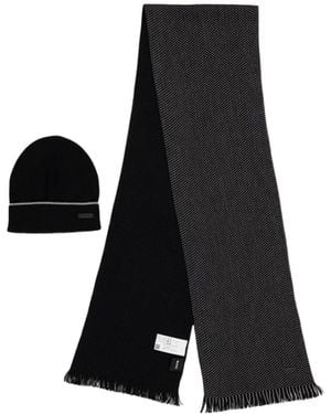 BOSS Litalo Set Midweight Scarf - Black