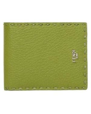 Fendi Selleria Wallet - Green