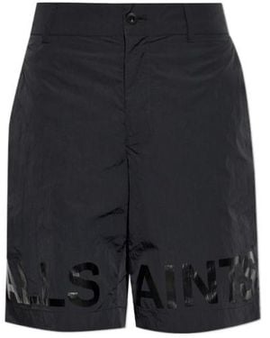 AllSaints Belt Loop Shorts - Black