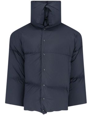 Alaïa Alaïa Puffer Down Jacket - Blue