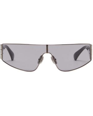 Max Mara Shield-Frame Sunglasses - White