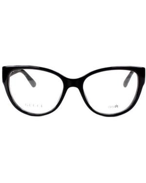 Gucci Logo Detail Flat Lens - White