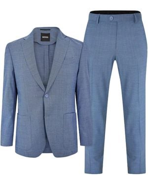 BOSS P-Huge 2-Piece Suit - Blue