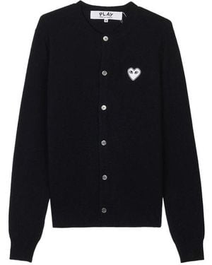 Comme des Garçons Long-Sleeve Cardigan - Blue