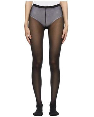 Wolford Logo Pantyhose - Grey
