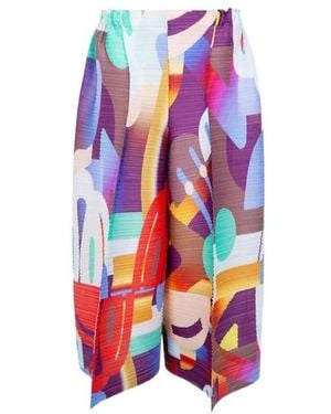 Pleats Please Issey Miyake Pleats Please Issey Miyake Playground Shorts - Green
