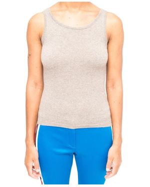 Lela Rose Crew Neck Vest - Blue