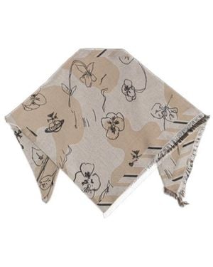 Vivienne Westwood Triangle Scarf - White