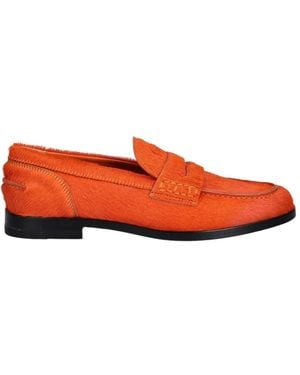 MSGM Leathers Loafers - Red