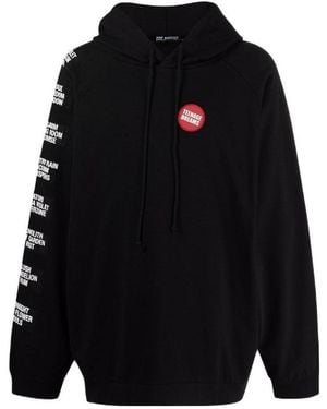 Raf Simons Logo Hoodie - Blue