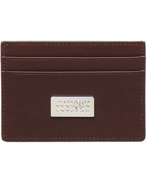 MM6 by Maison Martin Margiela Numbers-Plaque Rectangle Cardholder - Brown
