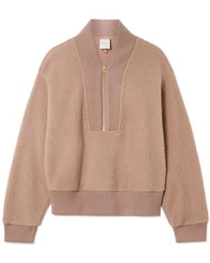 Varley Zipper Sweatshirt - Brown