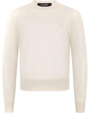 DSquared² Crew-Neck Jumper - White