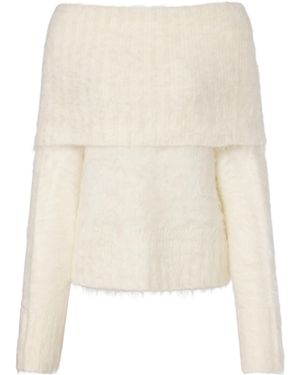 JOSEPH Cashmere Sweater With A Shawl-Style Collar - Natural