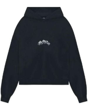 we11done Logo Long-Sleeved Jumper - Blue