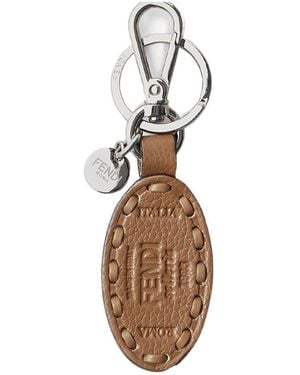 Fendi Selleria Key Ring - White