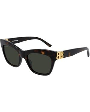 Balenciaga Casual Cat-Eye Sunglasses - White