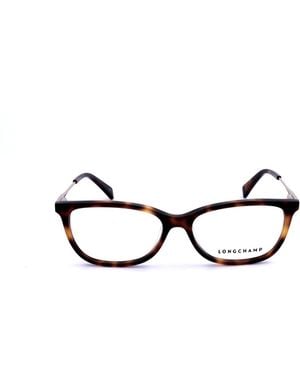 Longchamp Rectangle Frame Glasses - White