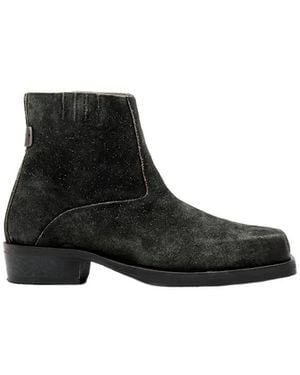 AllSaints Square-Toe Ankle Boots - Black