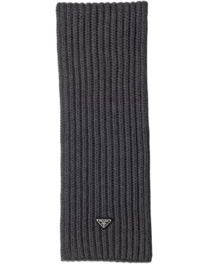 Prada Wool Scarf - Blue