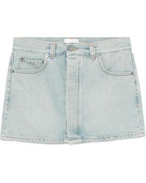 Haikure Maudie Denim Skirt - Blue