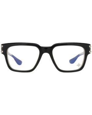 Chrome Hearts Full-Rimmed Plano Lenses - White
