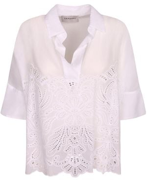 ERMANNO FIRENZE Short-Sleeved Shirt - Pink