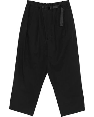 Comme des Garçons Trousers With A Belt - Blue
