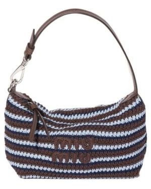 Miu Miu Crochet Pouch - Blue